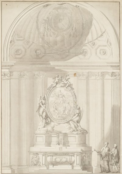 Santa Maria del Priorato, Rome, Alternative Design for the High Altar by Carlo Marchionni